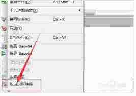 UltraEdit怎么关闭选区注释