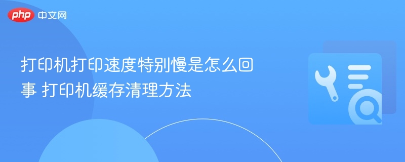 打印机打印速度特别慢是怎么回事 打印机缓存清理方法