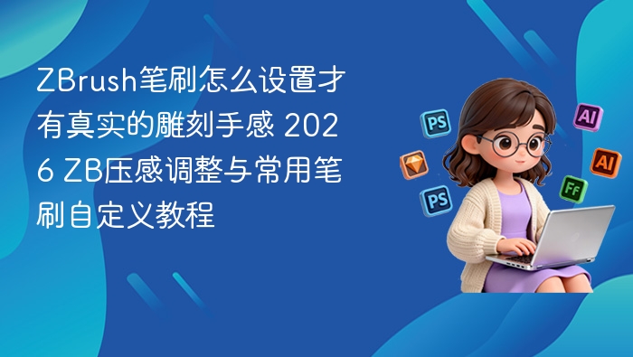 ZBrush笔刷怎么设置才有真实的雕刻手感 2026 ZB压感调整与常用笔刷自定义教程