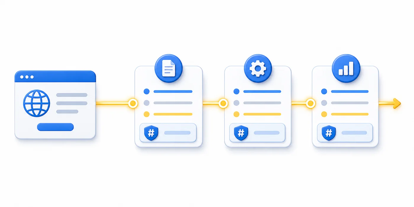 Python 请求日志通过 trace_id 串联的流程示意图
