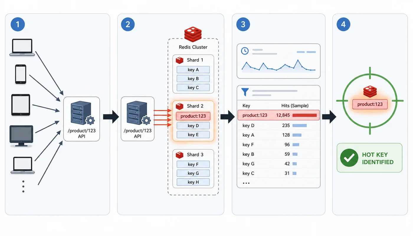 Redis 热 Key 治理实战：发现访问倾斜、拆分缓存和本地兜底