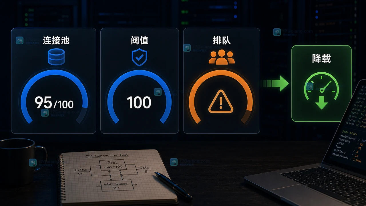 Go 数据库连接池被打满怎么办：sql.DB 等待数上涨的排查手册