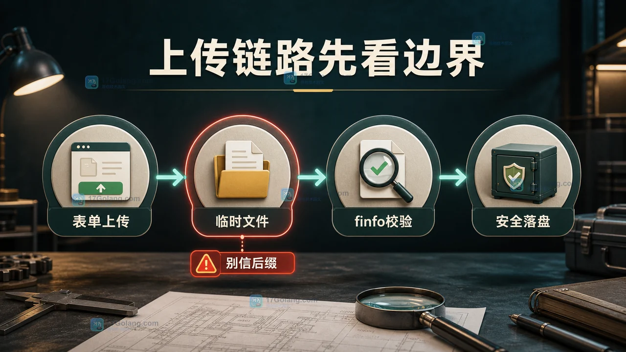 PHP 文件上传从表单上传、临时文件、finfo 校验到安全落盘的边界链路