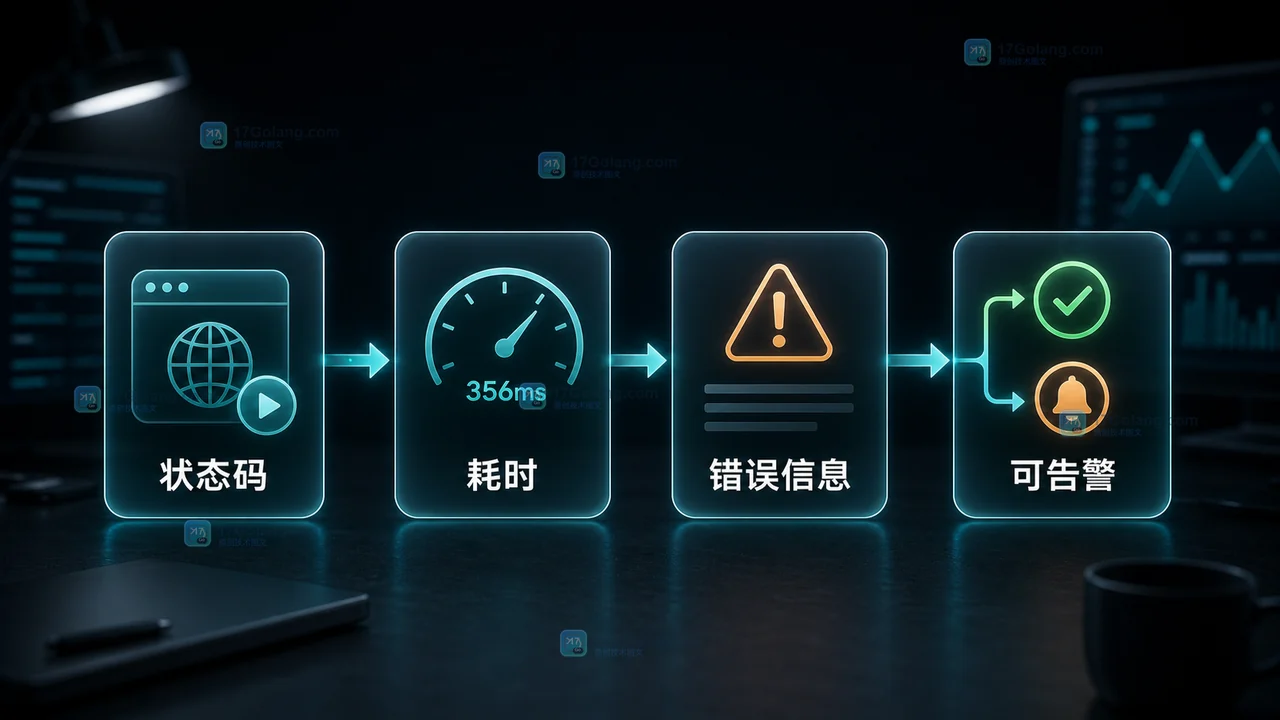 PHP HTTP 探测器通过状态码 耗时 错误信息和告警条件验收运行结果