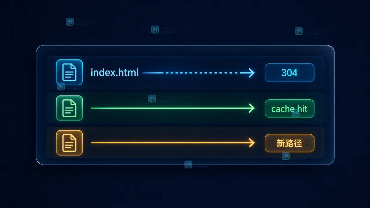 Go 静态文件更新了浏览器还是旧版本：Cache-Control、ETag 和文件名指纹怎么配