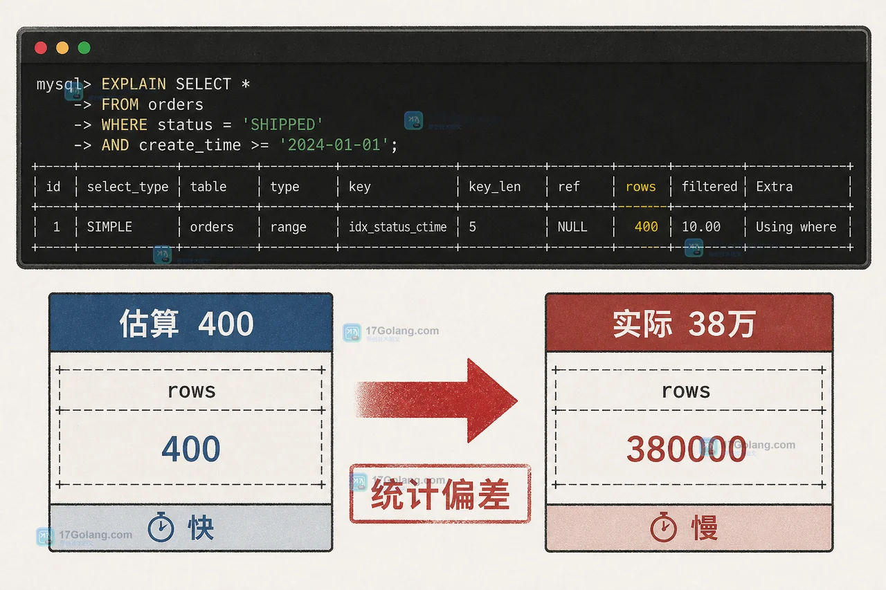 MySQL EXPLAIN ANALYZE 为什么比 EXPLAIN 慢：实际执行、耗时误读与线上验证