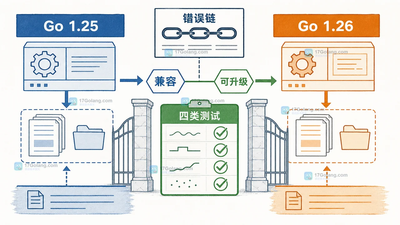 Go 1.26 errors.AsType 怎么替代 errors.As：泛型类型断言、旧代码兼容与测试边界