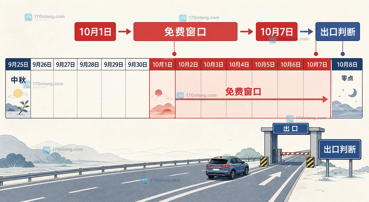 2026年国庆高速免费吗？7座及以下车型、ETC和出入口时间一次判断