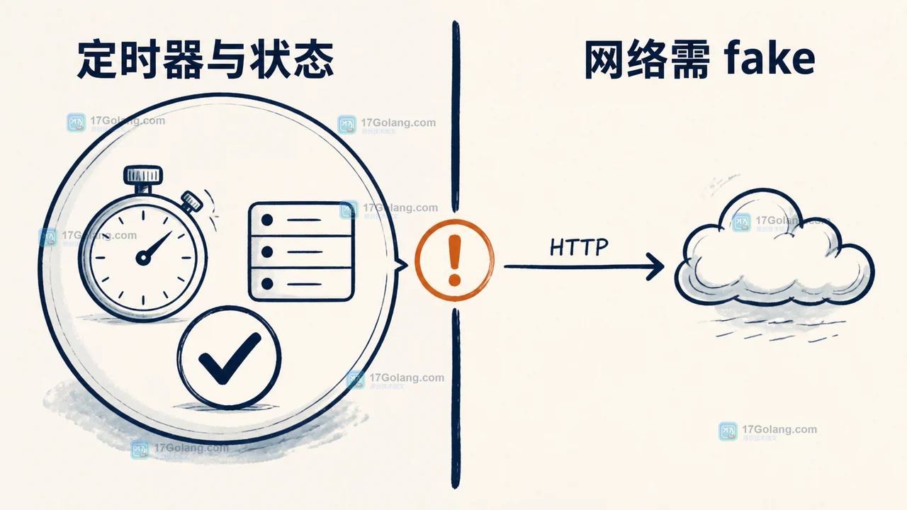 Go 1.25 的 synctest 怎么测定时器：把异步重试从真实等待改成可控推进