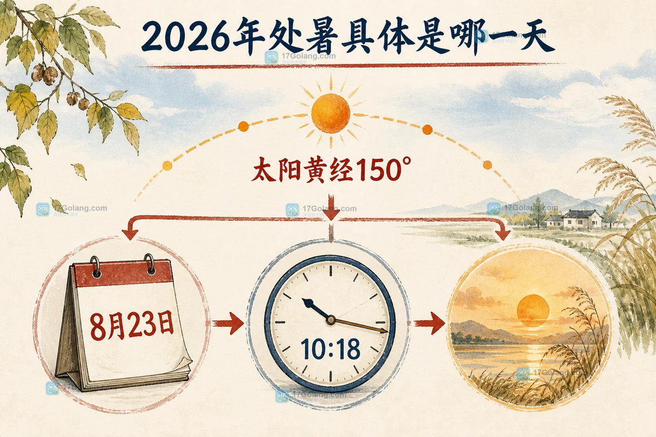 2026年处暑是哪一天？8月23日几点到，出伏后还会热多久