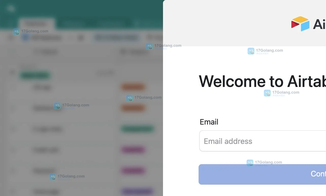 Airtable 官方登录页的邮箱、Google、Apple 与 SSO 入口