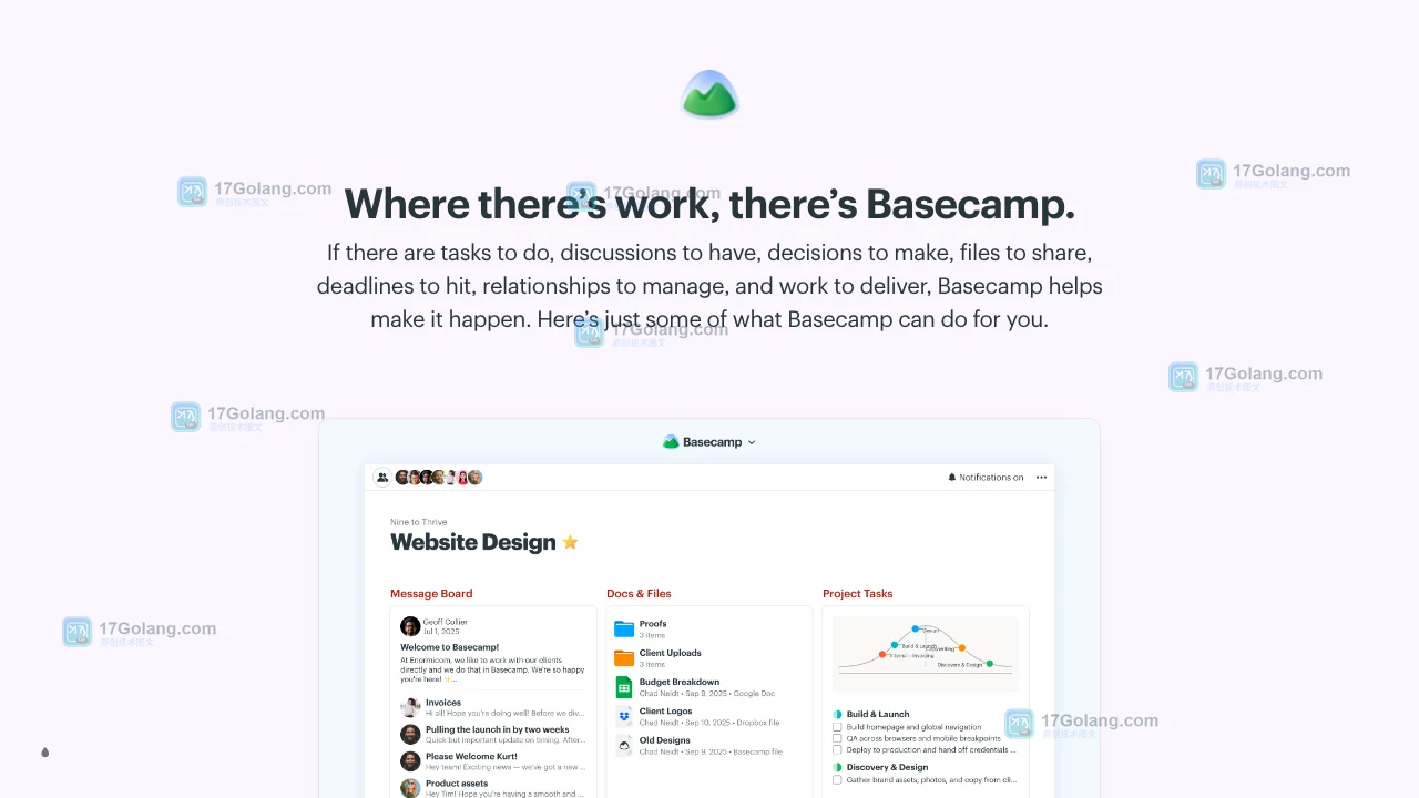 Basecamp项目协作怎么用？项目空间、待办与团队沟通入口说明