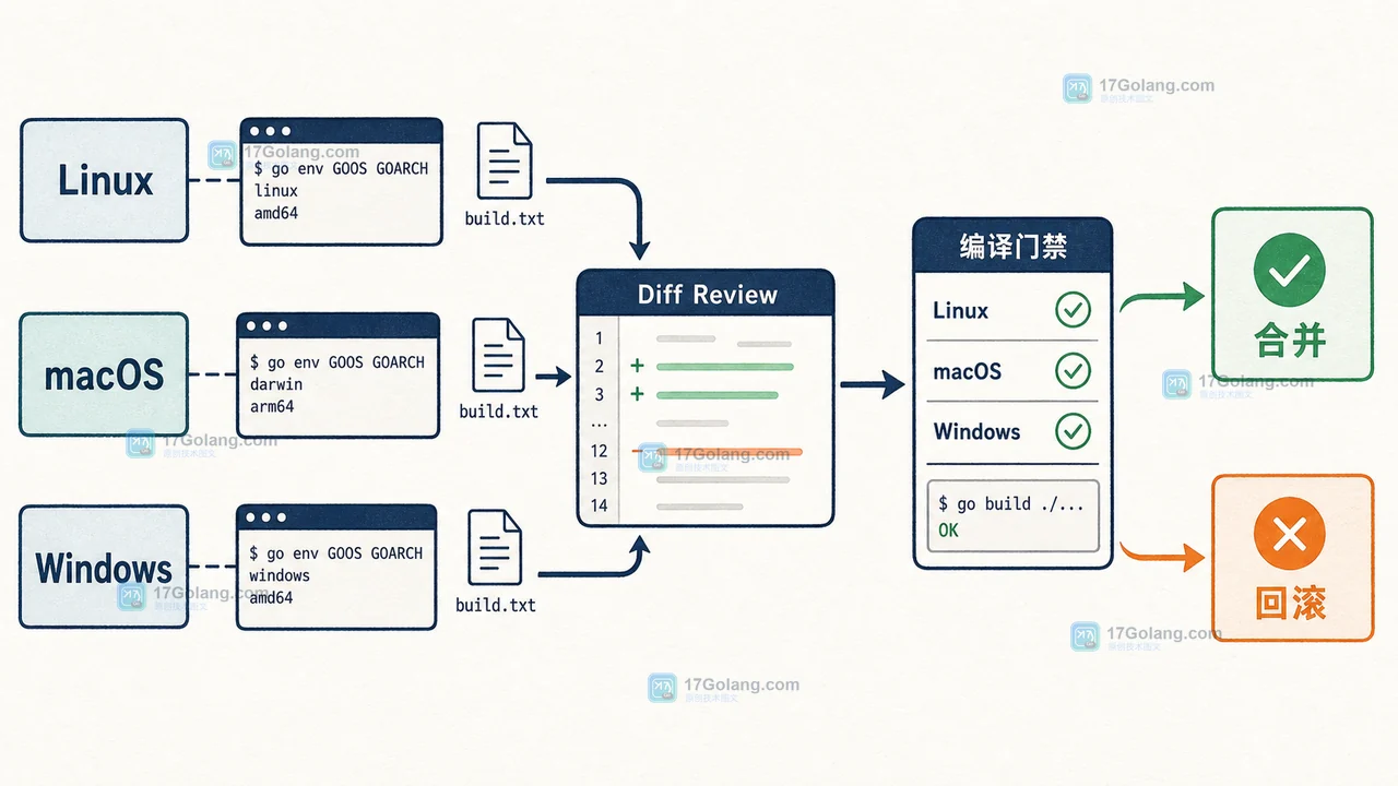 Go 1.26 go fix 多平台构建配置、编译回归与 Git 回滚边界的检查链