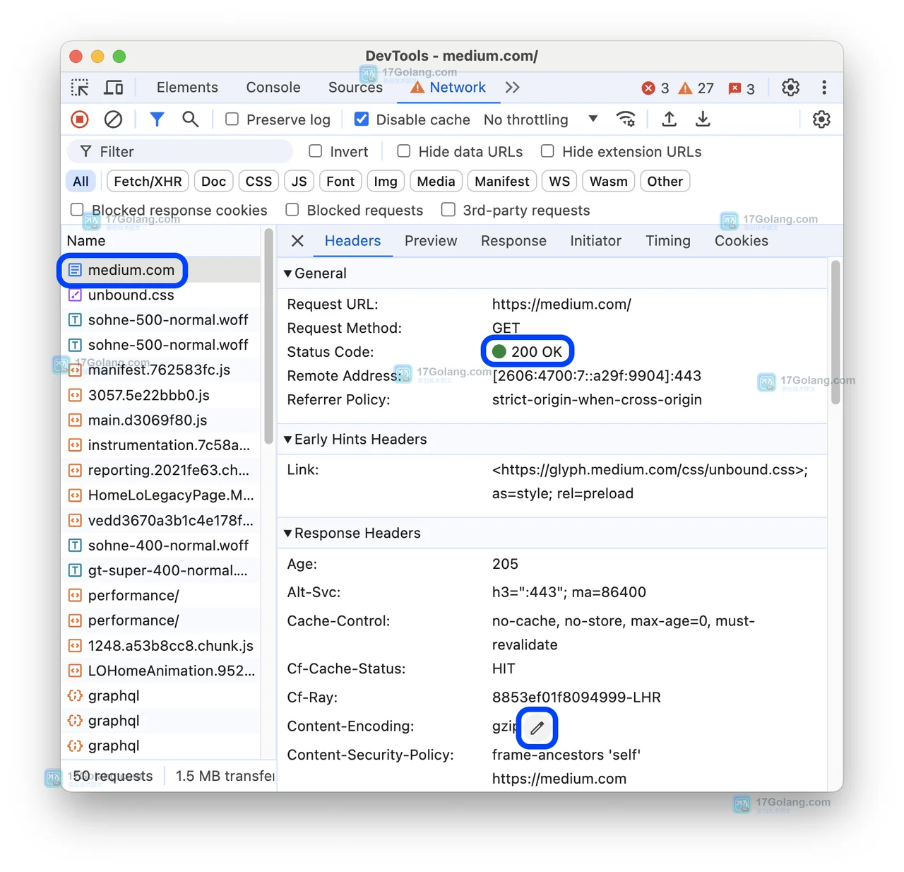Chrome DevTools 怎么查看请求响应头：Network、Headers 与缓存核对