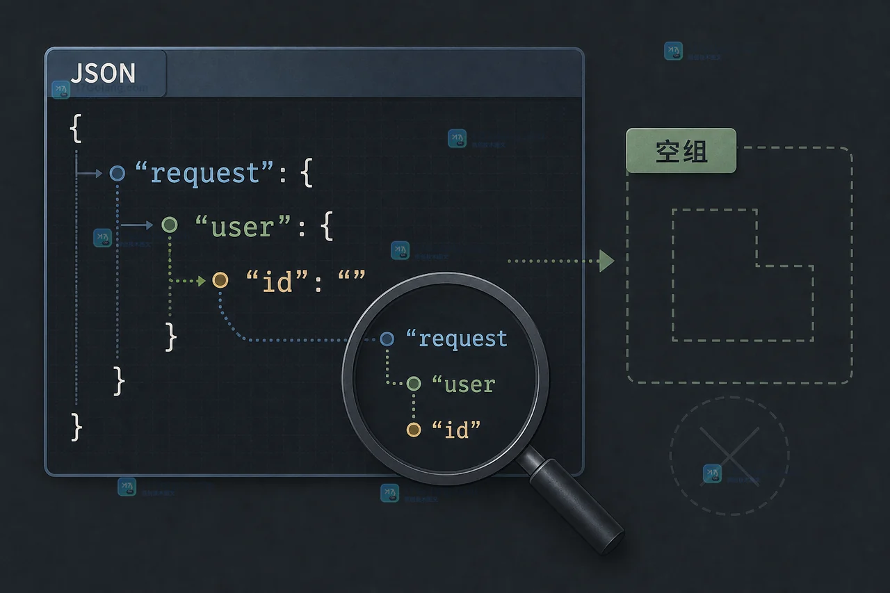 Go JSON 日志验收检查 request.user.id 与空组省略边界
