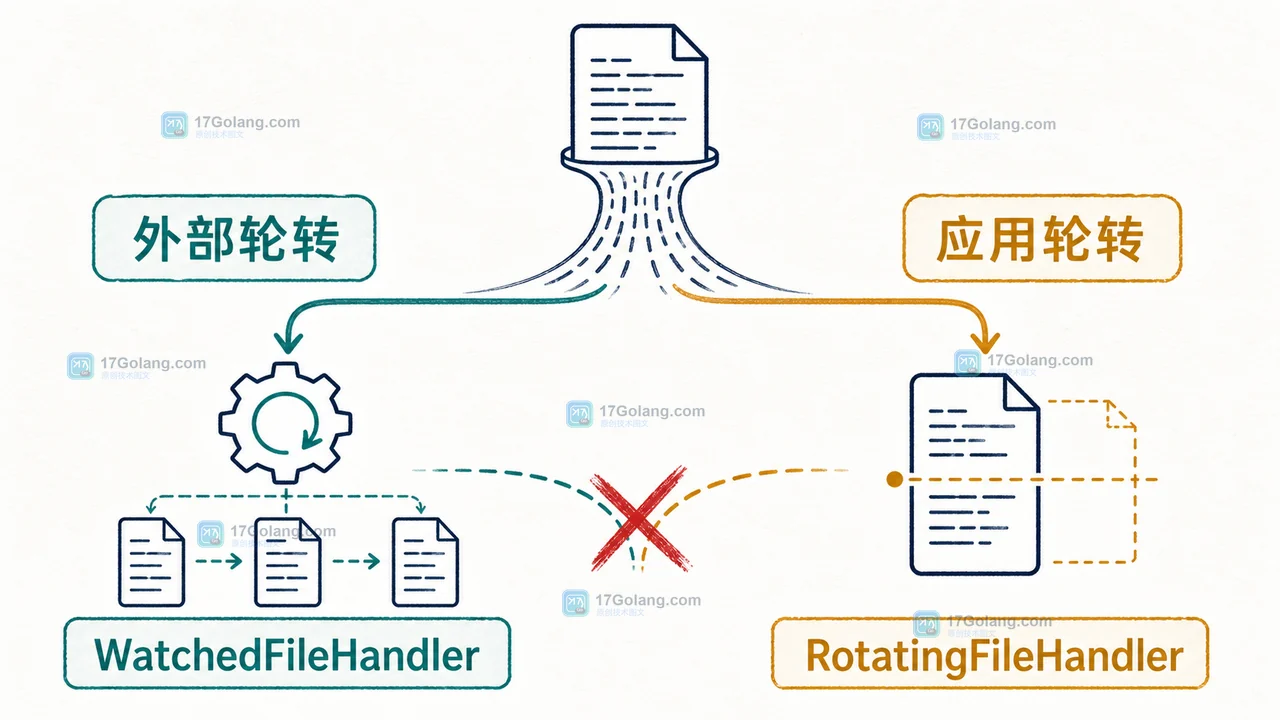Python 日志轮转方案对比:外部 logrotate 配合 WatchedFileHandler 与应用内 RotatingFileHandler 的分工边界