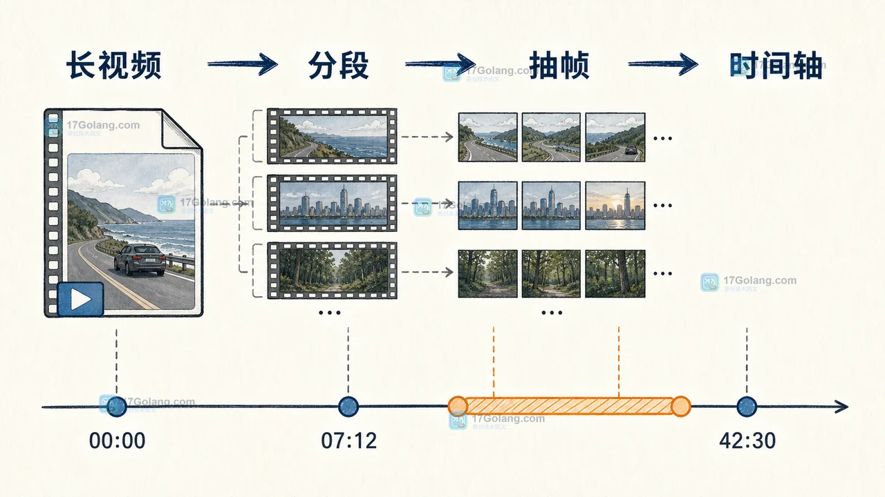 多模态模型处理长视频时，从上传文件到分段抽帧和时间轴索引的工程路径