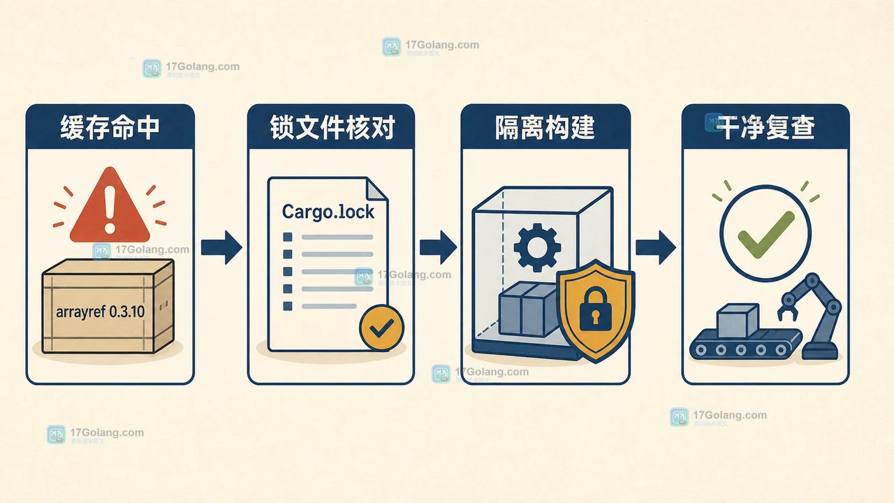 Rust 供应链排查从缓存与构建日志到隔离替换的检查路径
