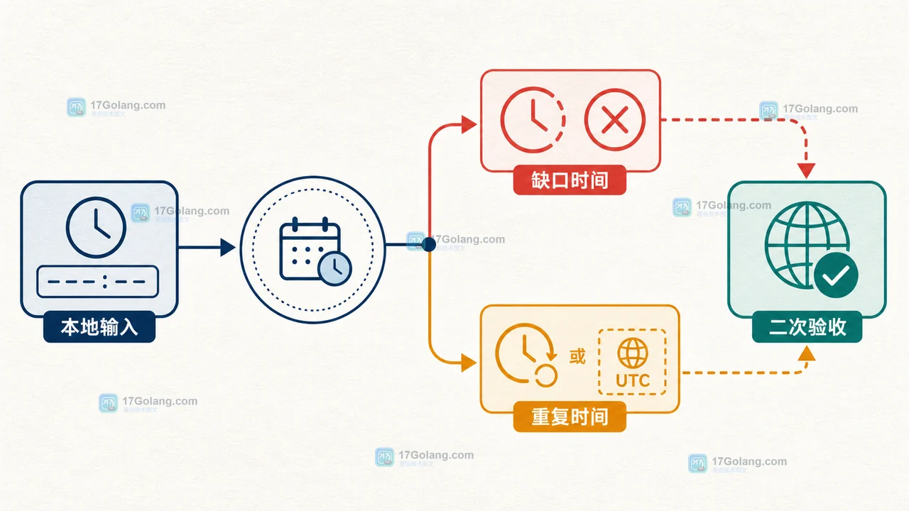PHP 本地时间解析后的缺口与重复时间验收路径