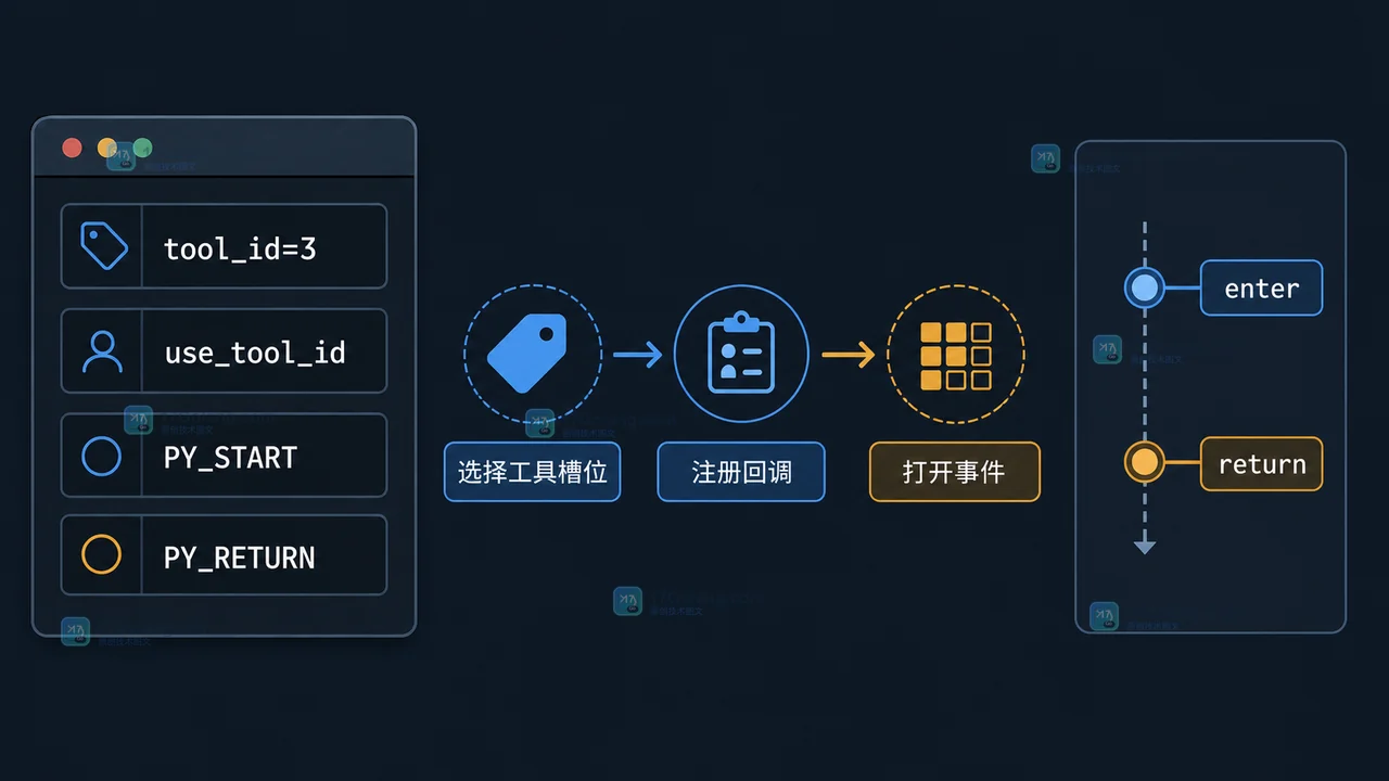 Python sys.monitoring 使用工具 ID、事件掩码和回调建立函数追踪的工程路径