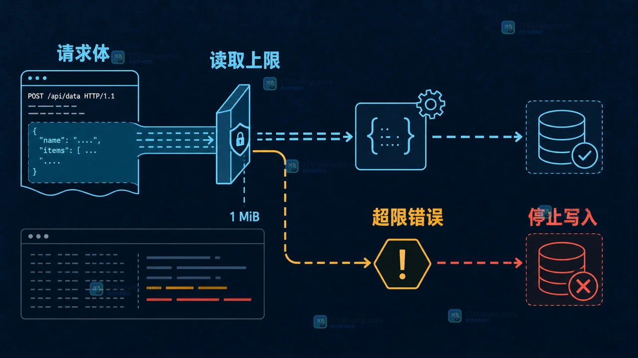 Go http.MaxBytesReader 读取上限与超限错误的二维工程证据链