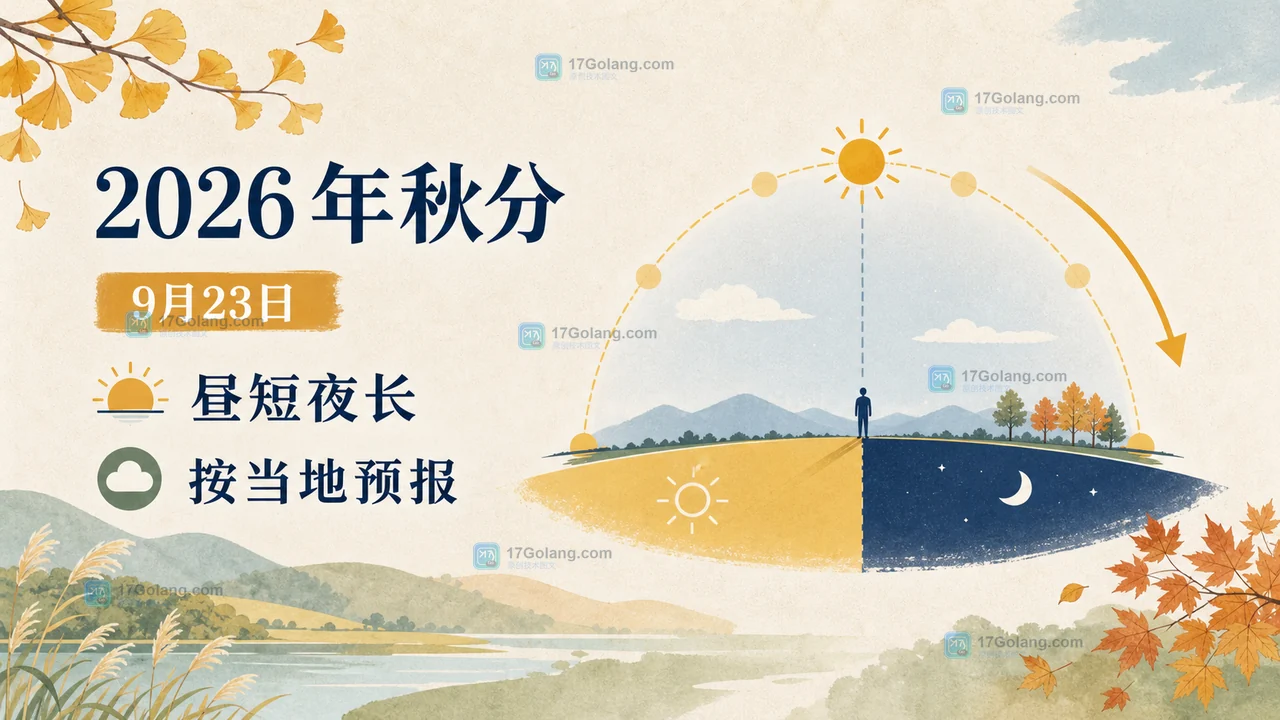 2026年秋分是哪一天？昼夜变化、天气特点和作息提醒