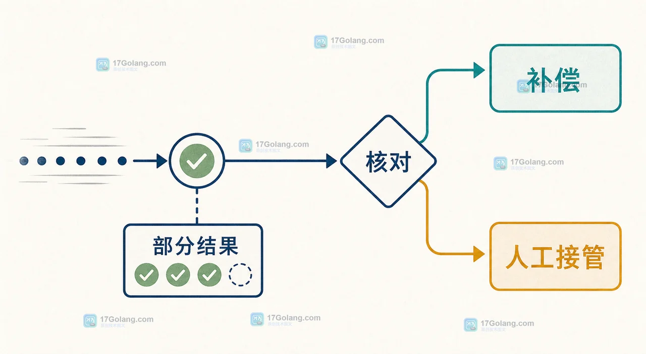 AI 工具出现部分结果后先核对副作用，再选择补偿或人工接管的工程证据路径