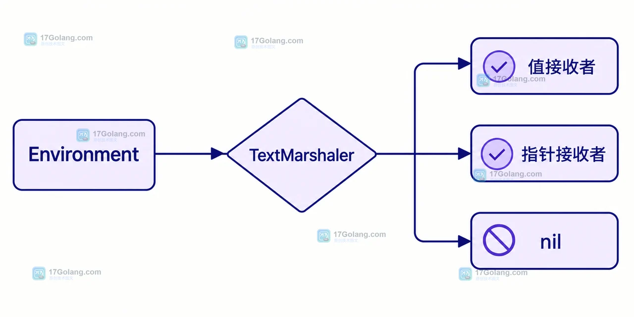 Go TextMarshaler 值接收者与指针接收者在 JSON、错误和 nil 边界上的判断