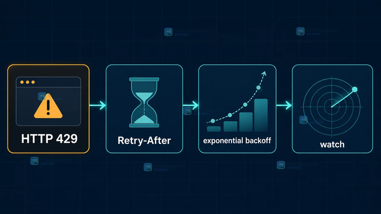 Kubernetes v1.37 控制器遇到 HTTP 429 后遵循 Retry-After 与 exponential backoff 的恢复路径