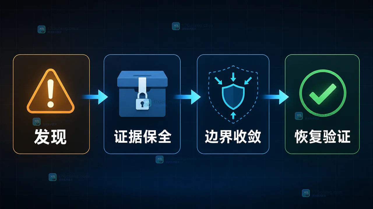 AI安全事件从发现、证据保全、边界收敛到恢复验证的响应路径