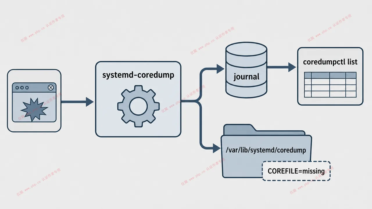 Linux core dump 从崩溃进程到 journal 和外部 core 文件的两条保存路径