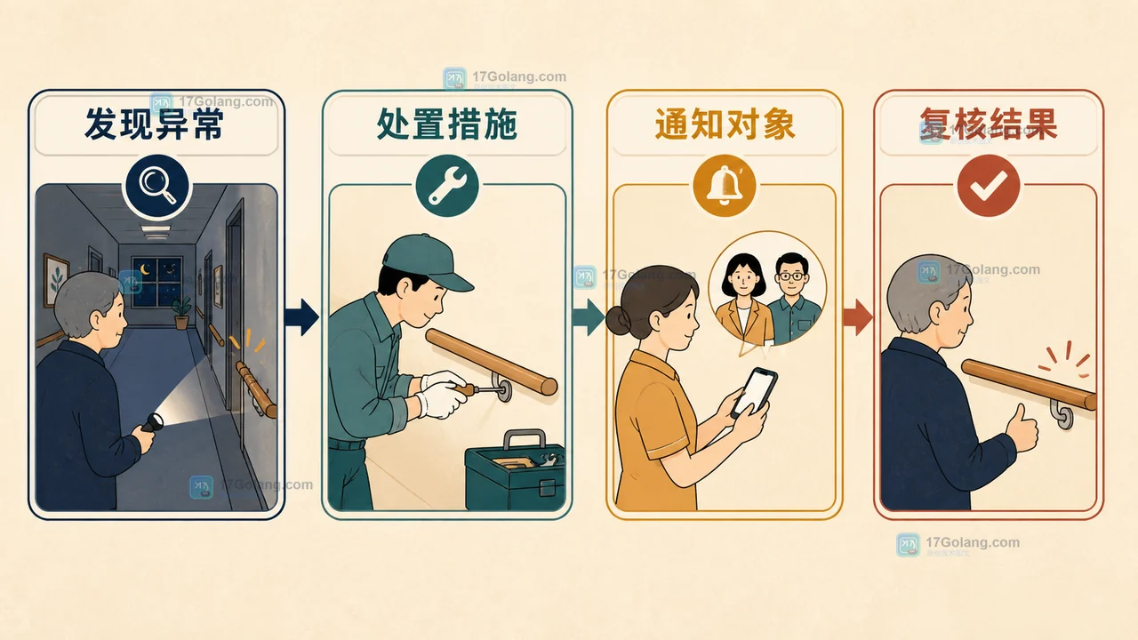 养老机构巡查异常从发现到处置结果的记录闭环