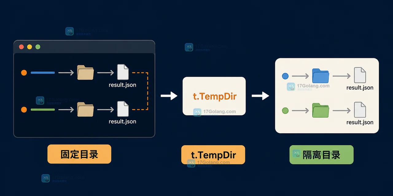 Go testing.TB.TempDir 如何隔离测试文件：生命周期、并发与清理顺序