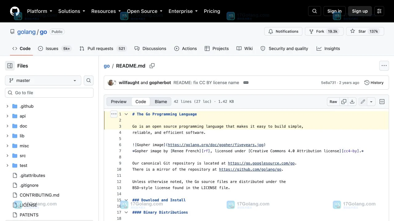 GitHub 文件页通过行号选中连续行范围并打开行号操作菜单