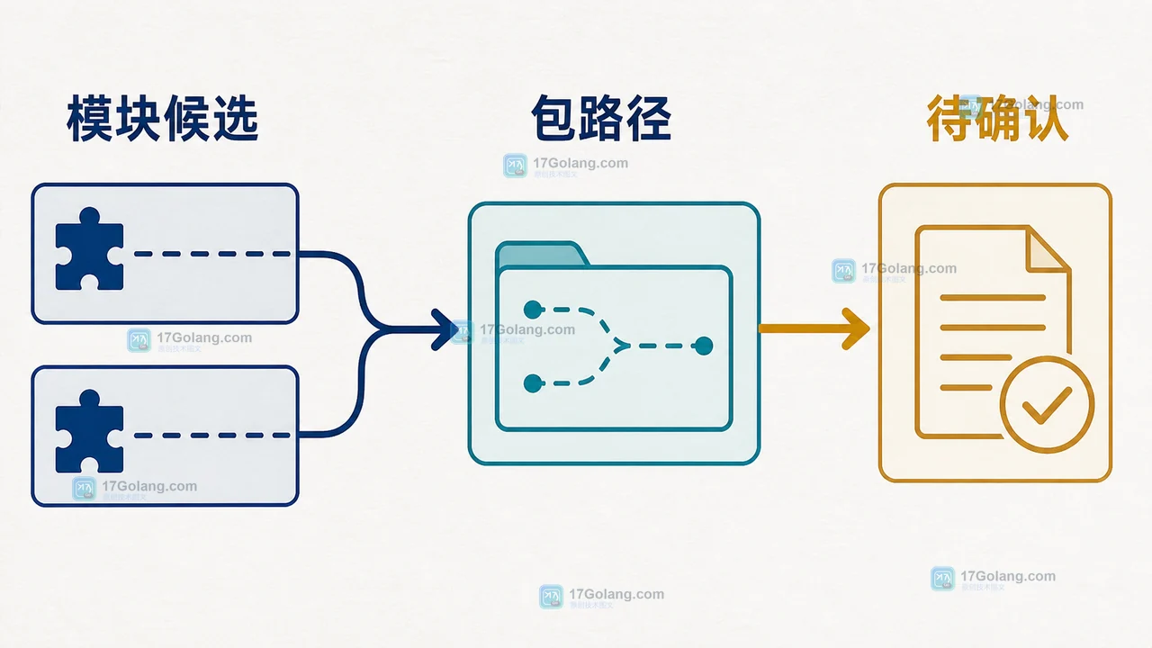 pkg.go.dev API 版本与模块歧义边界:固定版本、main 分支和待确认候选