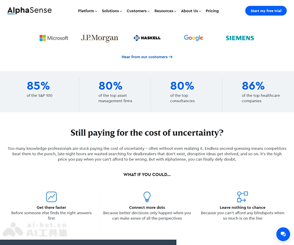 AlphaSense是什么？AI金融搜索工具功能、适用人群及融资估值详解