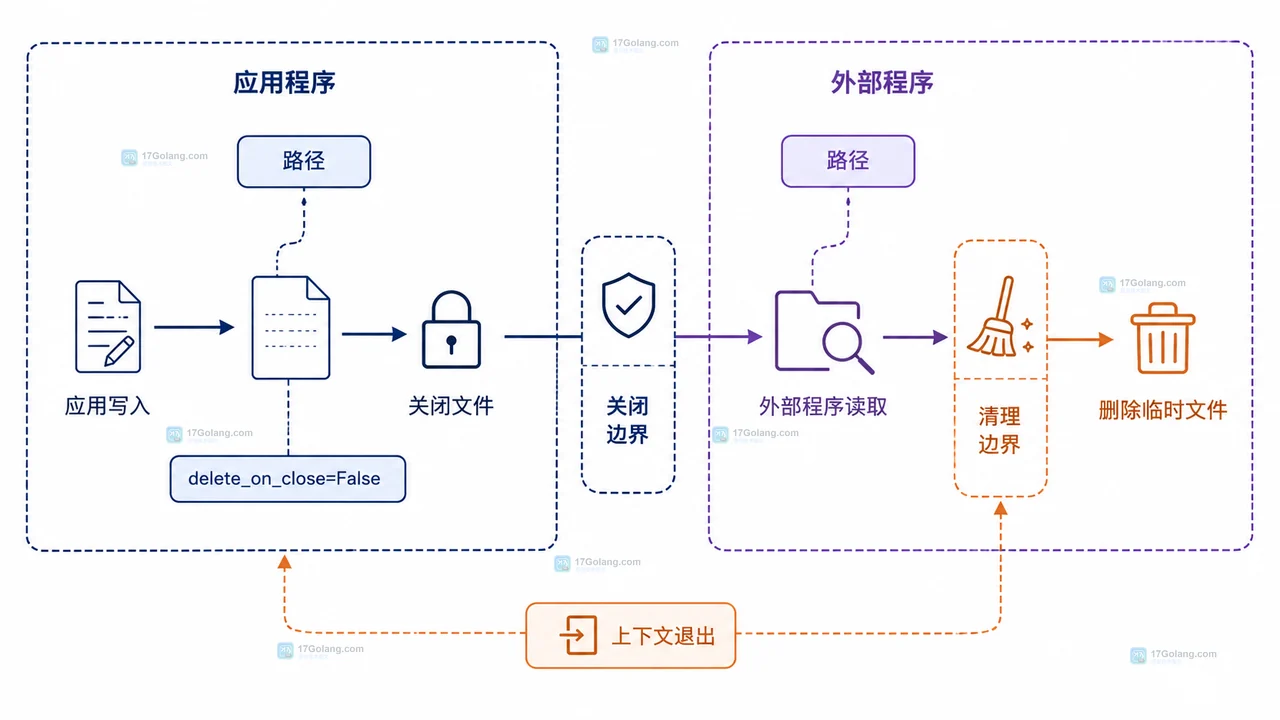 Python tempfile 三种高层接口分别对应无路径文件、可见文件名和目录树清理