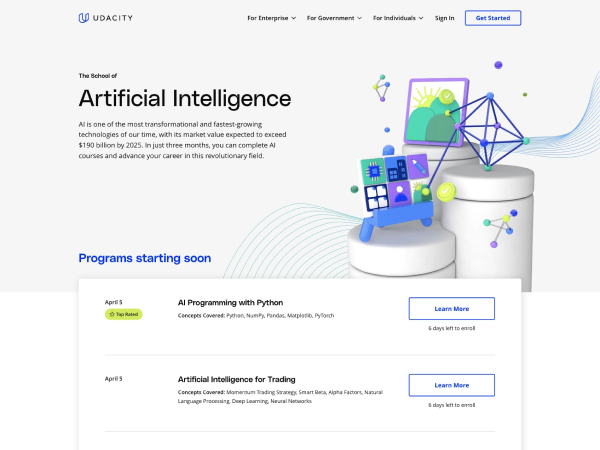 Udacity AI学院：从入门到精通的在线人工智能学习平台与课程指南