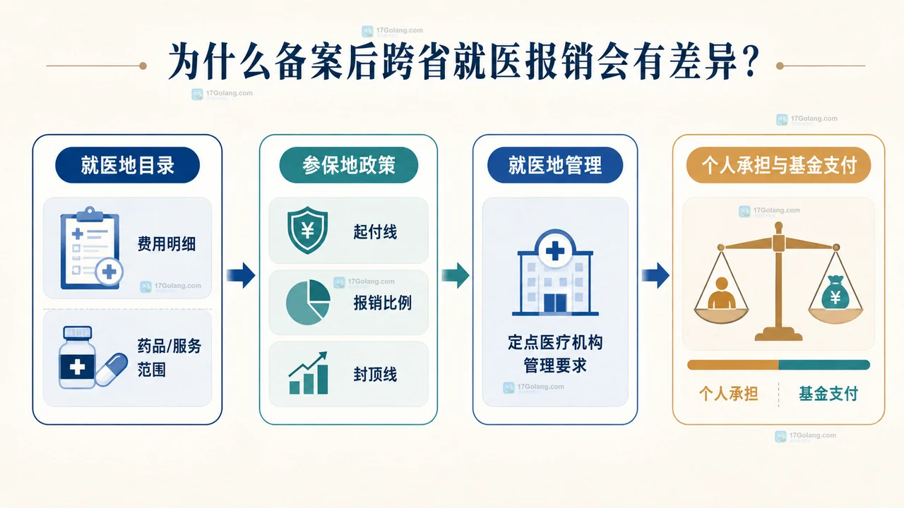 跨省就医备案后报销比例为什么可能不同