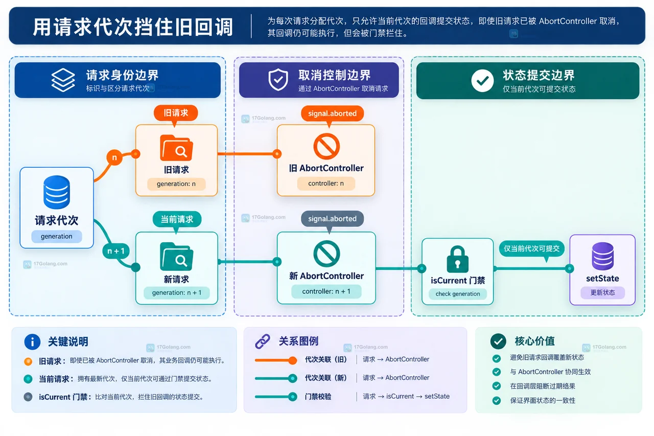 Fetch AbortController 请求边界、AbortSignal、fetch、响应体和业务回调的静态依赖关系