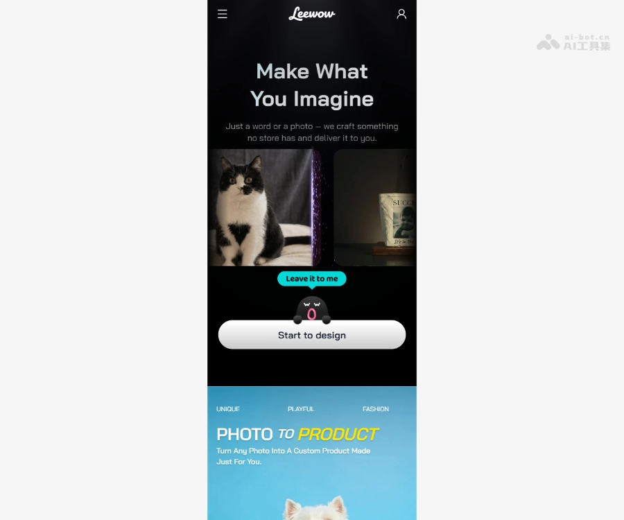 Leewow：AI驱动的零库存个性化定制平台，打造AI时代的Shopify