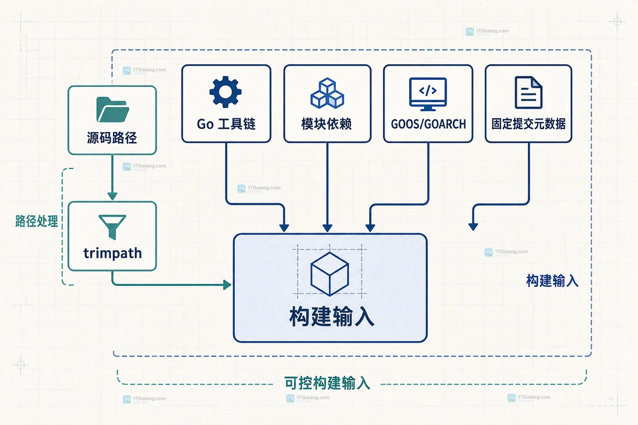 Go ldflags 将版本变量和提交变量连接到 main 包构建元数据的静态关系图