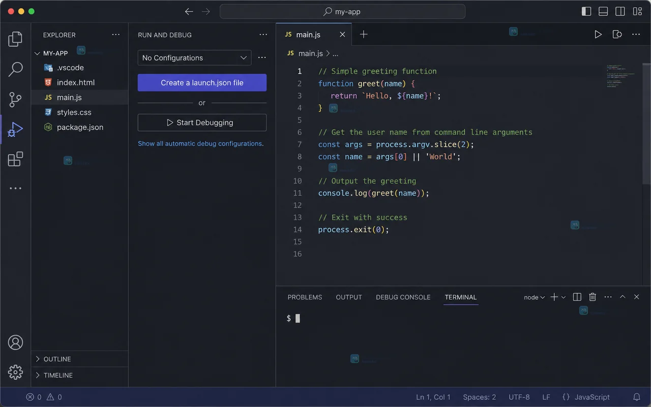 VS Code Test 调试会话在断点暂停并显示 CALL STACK、VARIABLES 和 Debug Console 状态