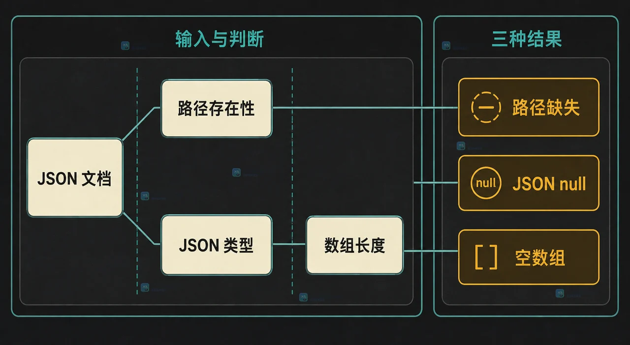 MySQL JSON_TABLE 从订单记录和 payload 展开 items 数组并生成序号与 sku 标量列的静态查询关系框图