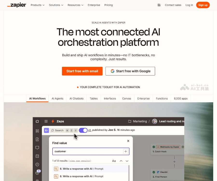 Zapier AI使用指南：7000+应用无代码自动化集成与智能工作流搭建