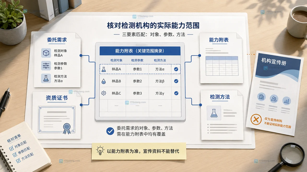 第三方检测报告用途矩阵图,区分研发参考、采购验收、认证申报和监管提交的核对重点