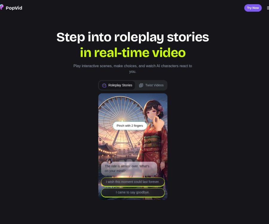 PopVid是什么？互动式AI视频平台功能详解与使用指南