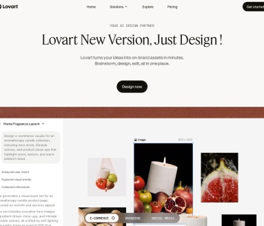 SEO标题Lovart AI：全球首个设计领域AI智能体，实现全链路设计自动化