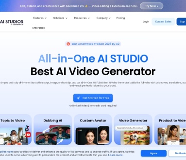 AI Studios：DeepBrain的终极文本到视频平台