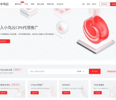小鸟云：专业企业级云服务器租用托管服务